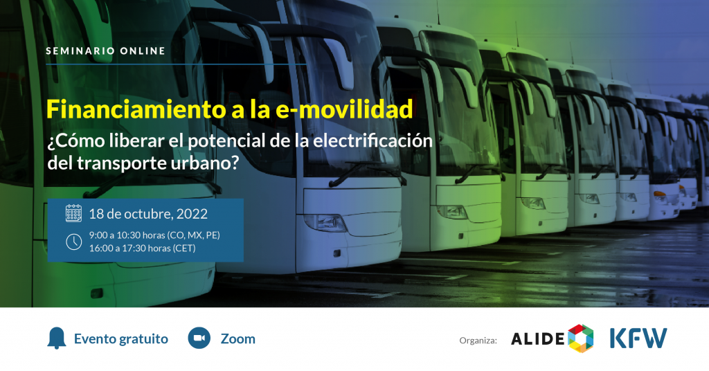 Seminario KfW Electromovilidad Anuncio del webinar Electromovilidad con KfW